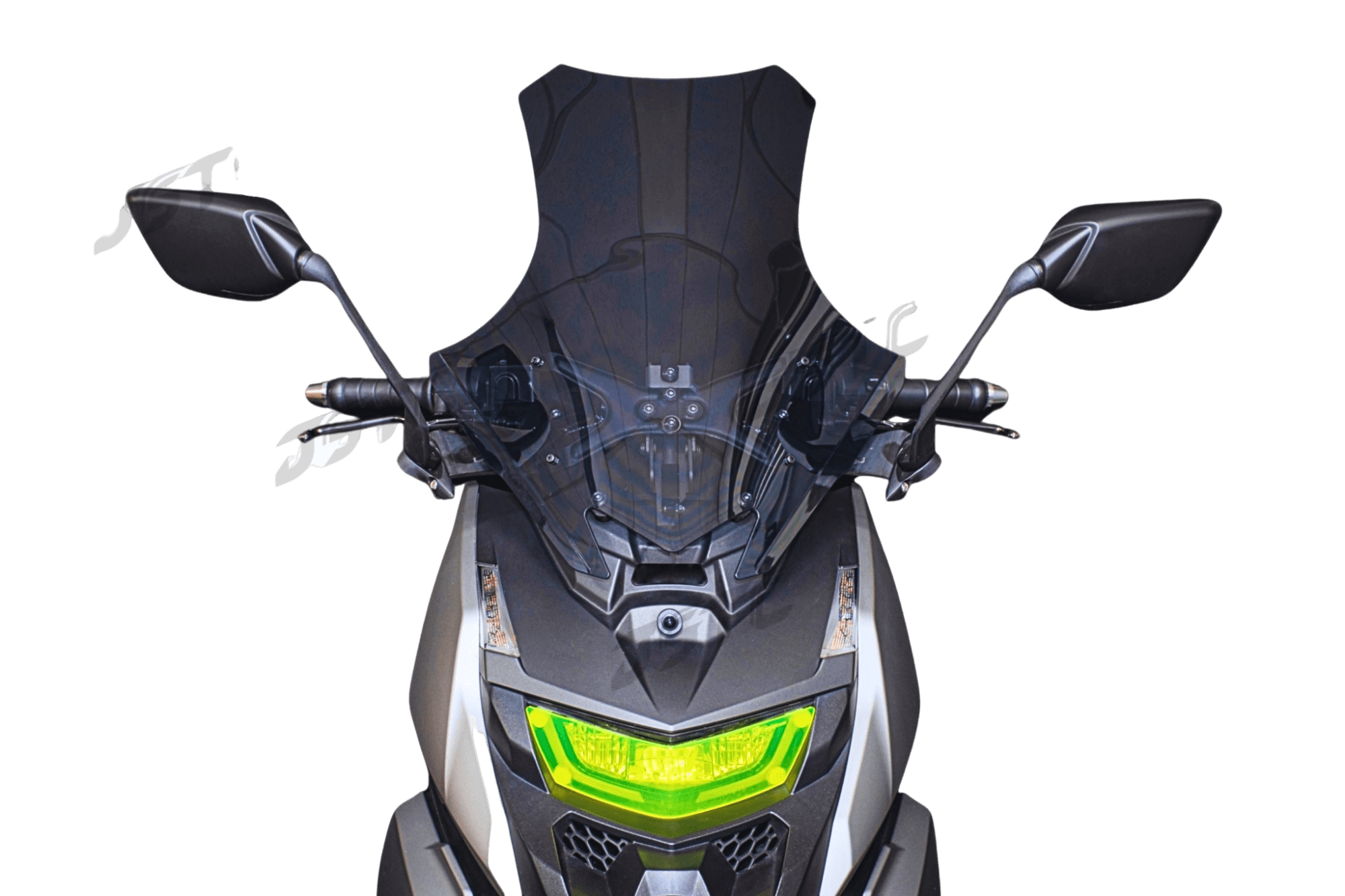 STR 250&300 加長大風鏡(墨黑)(長後照鏡)(可調版)