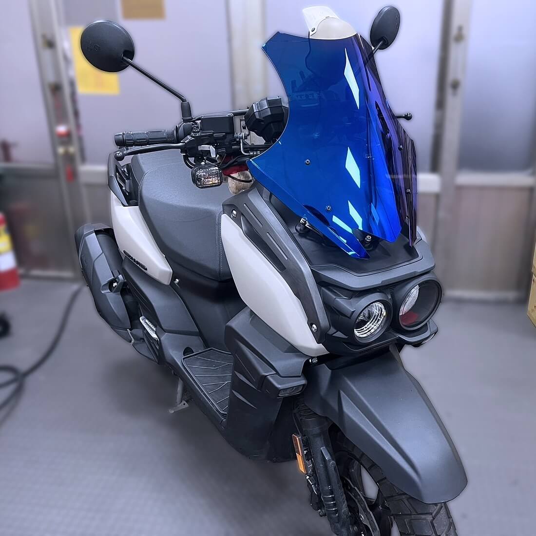 BWS(B8R) 加長大風鏡(墨黑)(固定版)
