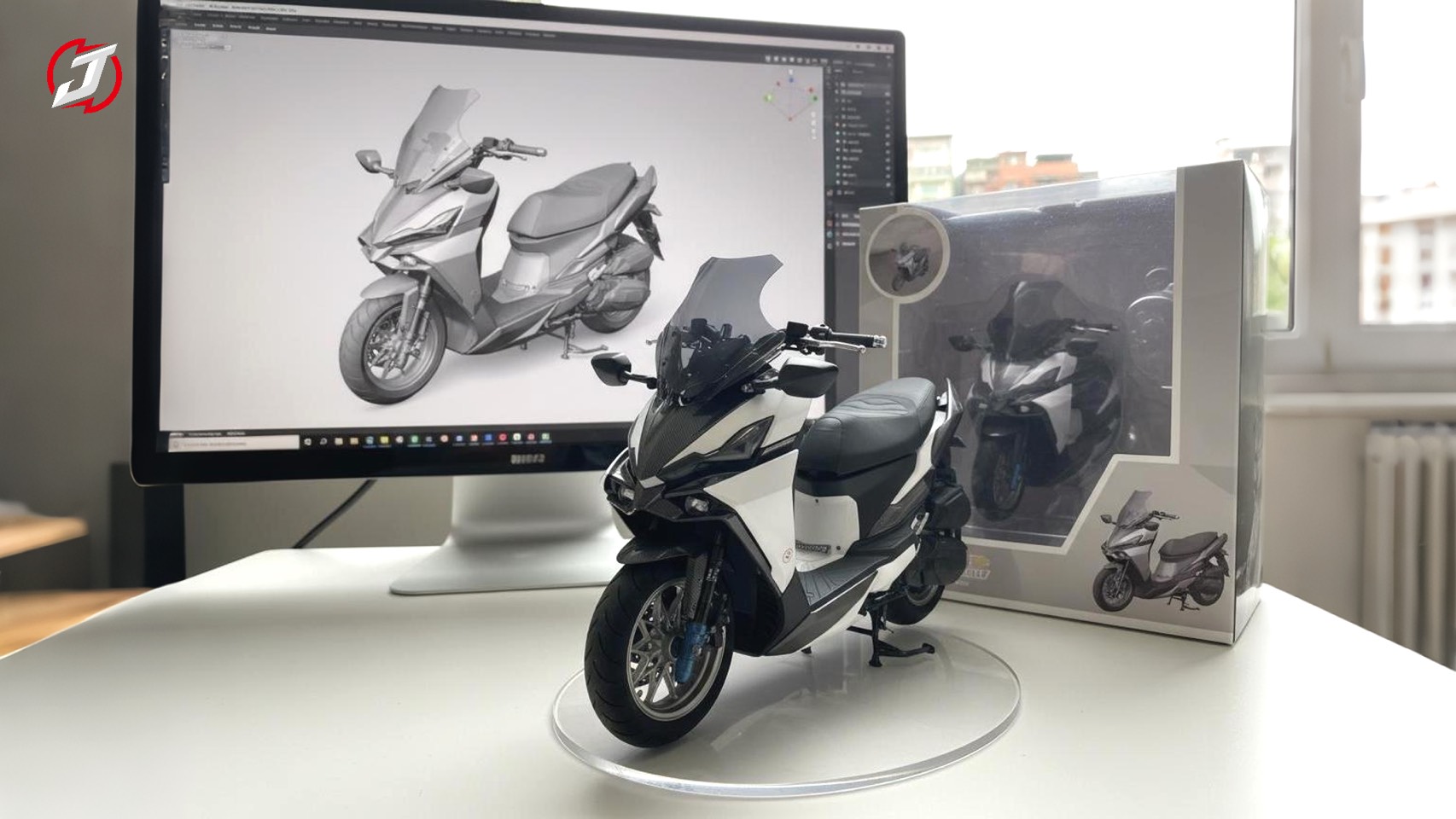 DRG2 大風鏡(墨黑)(短後照鏡)(可調版)